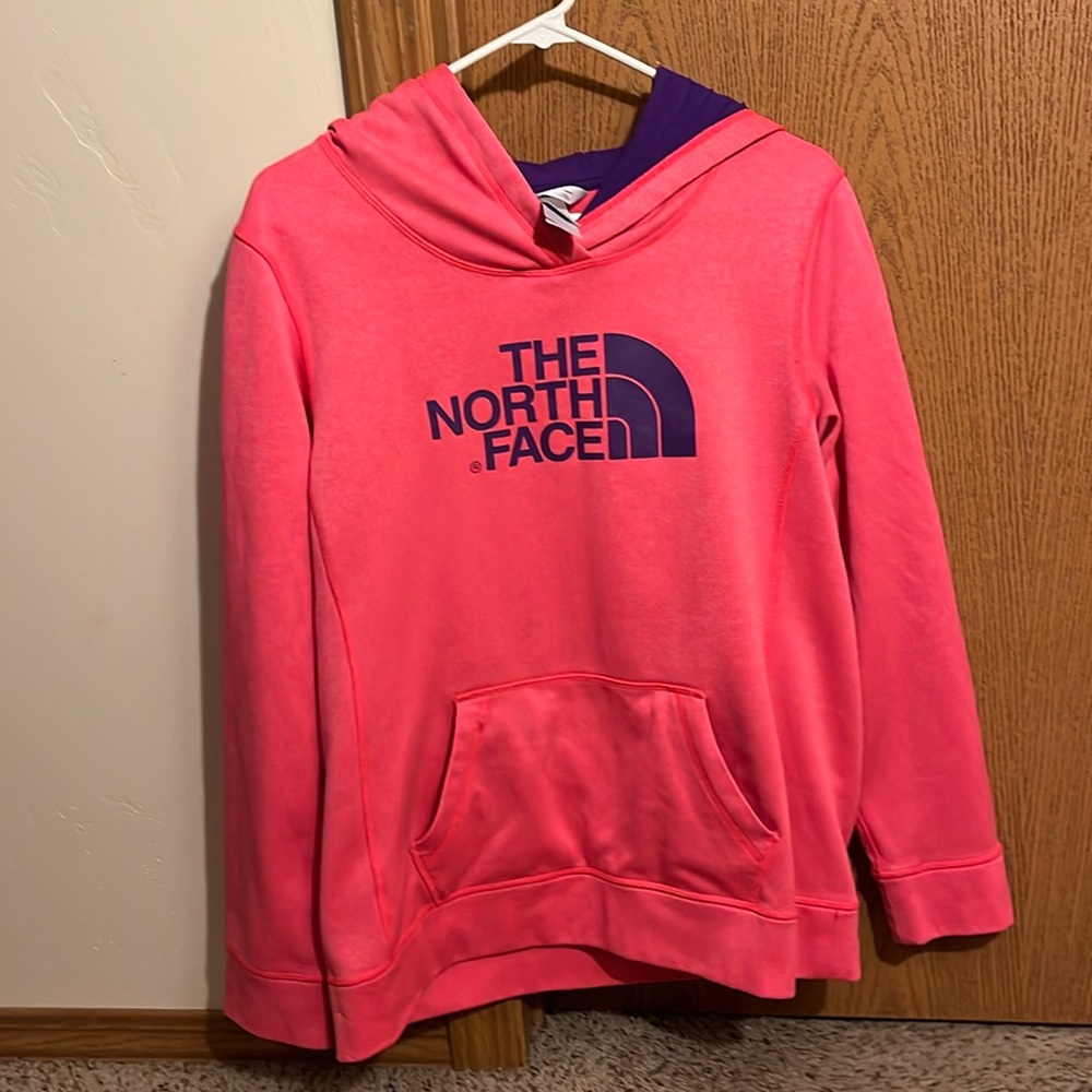 North Face hooded sweatshirt